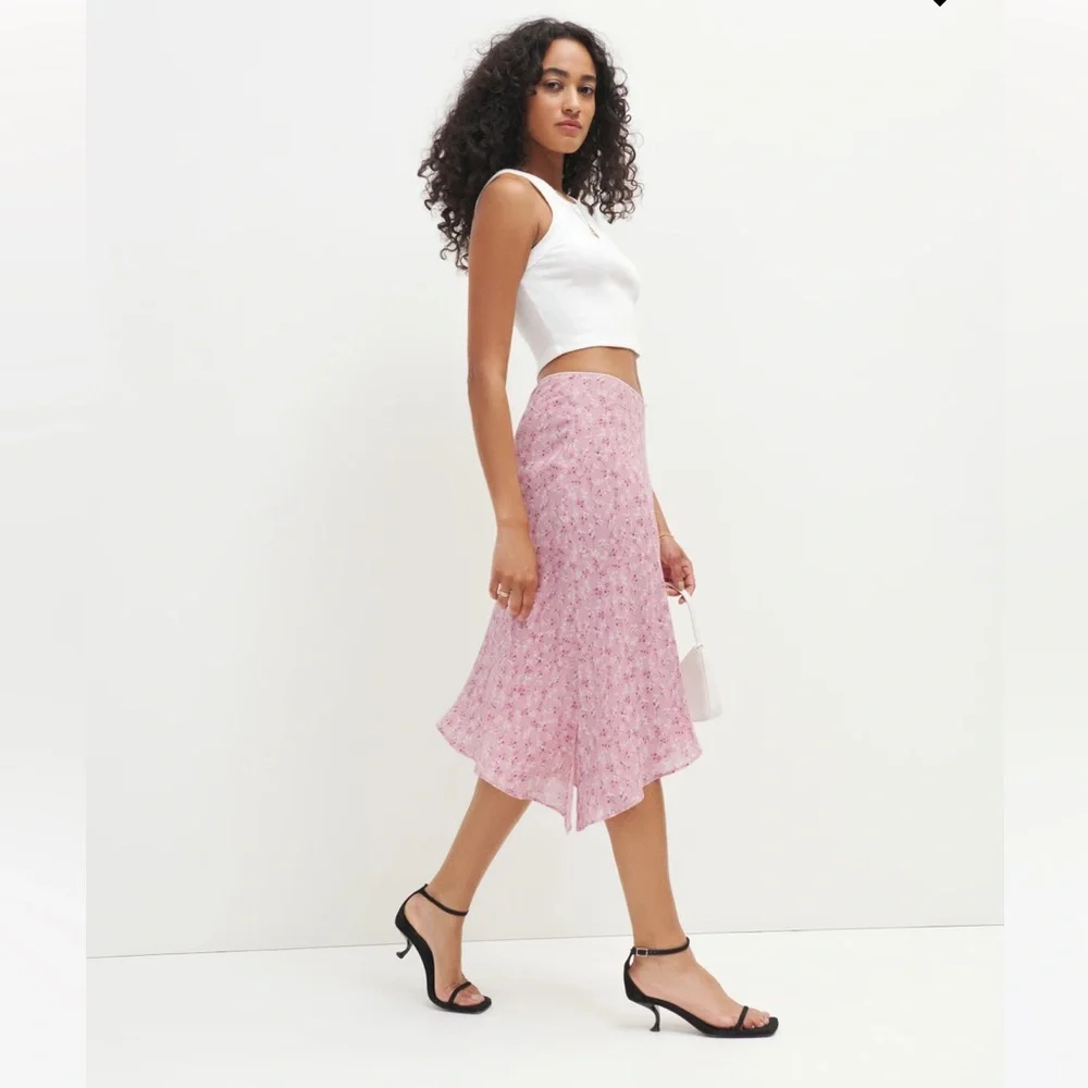 NWT Reformation Baby’s Breath skirt - Picture 5 of 12